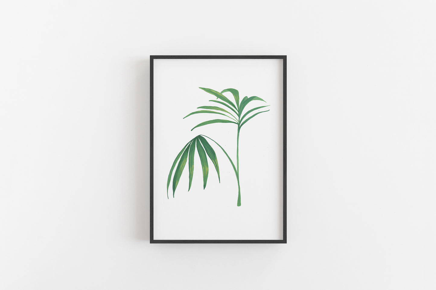 Bali collection botanical butterfly palm giclée print